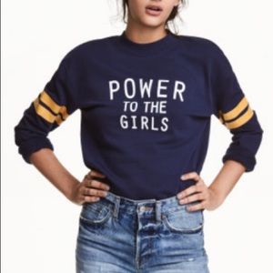H&M “POWER TO THE GIRLS” sweater